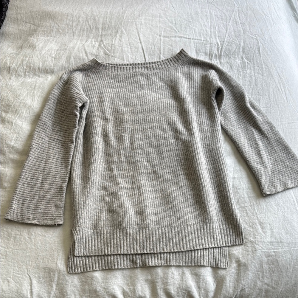 Gray Women's Cashmere Sweater